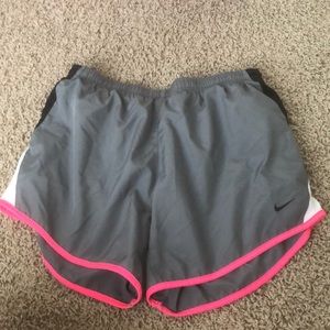 Gray, black,pink and white